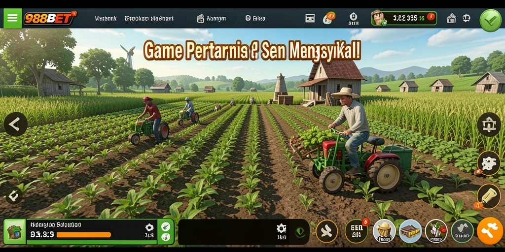 Tampilan menarik dari gameplay 988BET yang penuh warna.