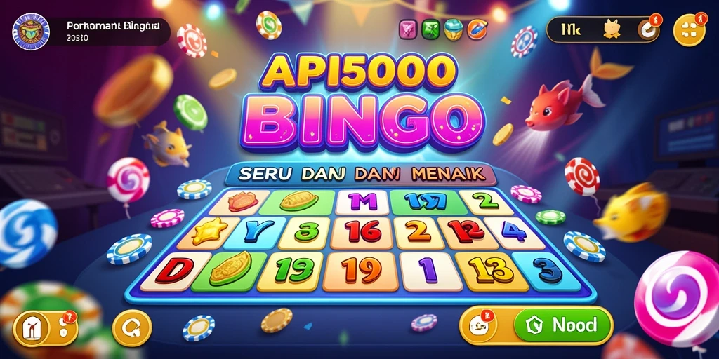 Tampilan gameplay seru dari API5000 dalam permainan Bingo.