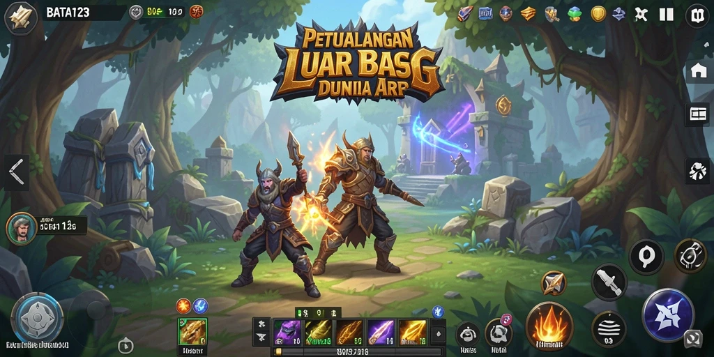 Tangkapan layar menampilkan aksi seru gameplay ARPG BATA123.