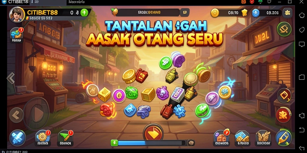 Screenshot menampilkan gameplay dari CITIBET88 dengan tantangan puzzle yang menarik.