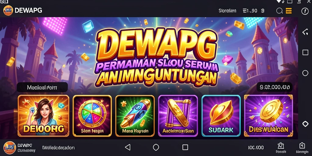 Gameplay Slot seru di DEWAPG dengan berbagai tema menarik.