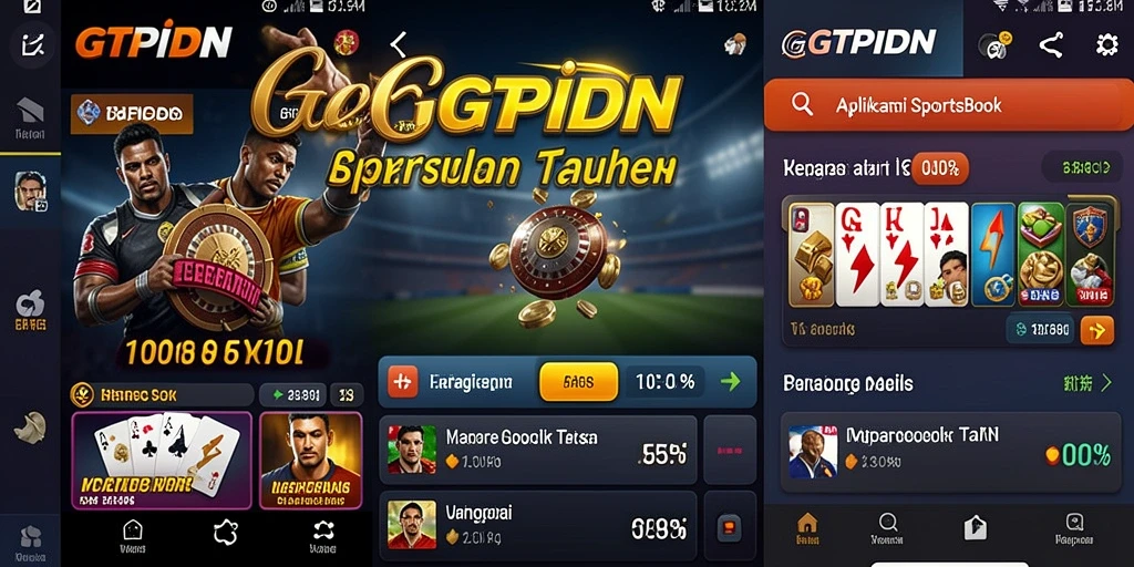 Tampilan GTPIDN saat melakukan taruhan olahraga secara langsung.