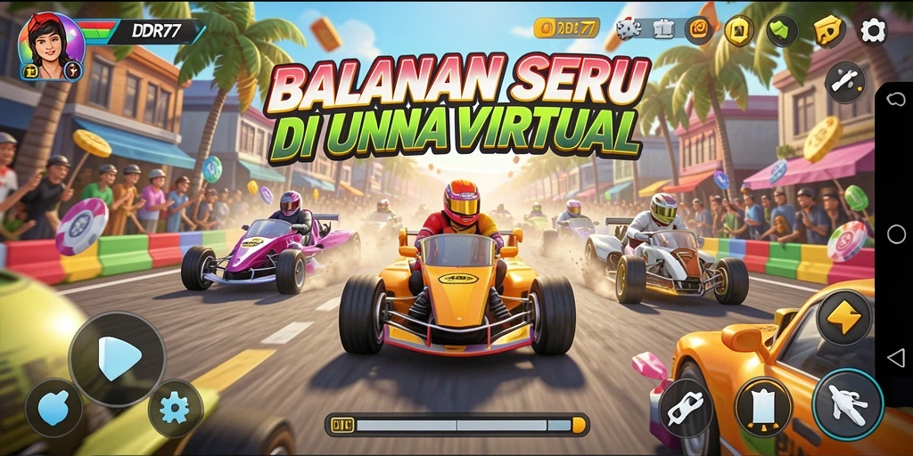Gameplay seru dalam balapan menegangkan di IDR77.