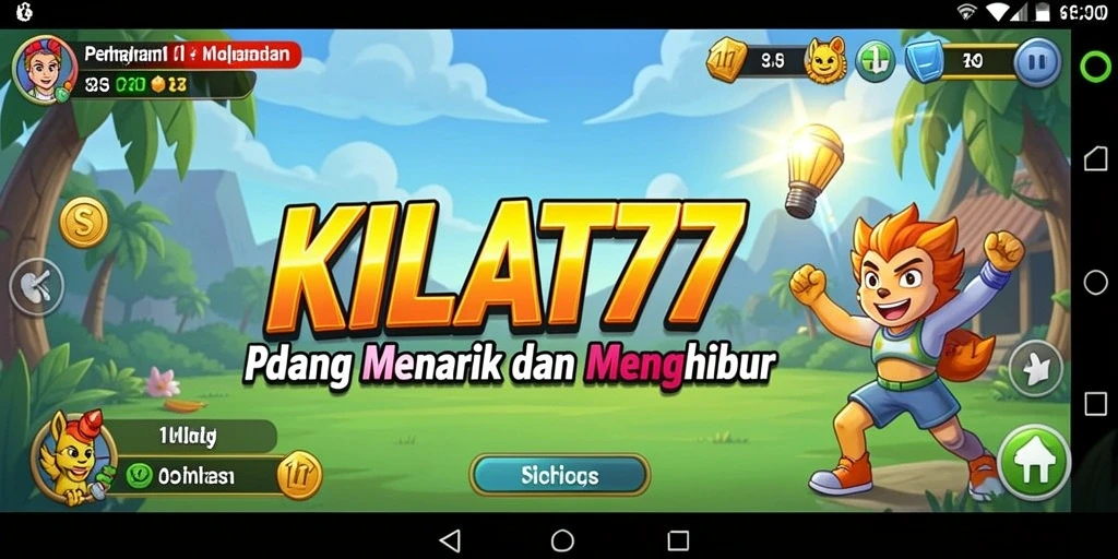 Tampilan gameplay KILAT77 yang menarik dan menyenangkan.