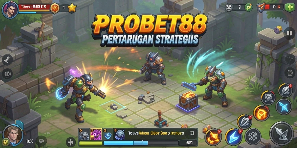Gameplay seru PROBET88 dalam Tower Defense yang menantang.