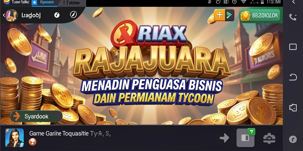 Gameplay RAJAJUARA yang menarik dengan berbagai pilihan bisnis.