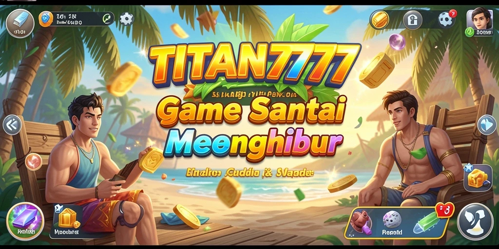 Screenshot utama TITAN777 menampilkan aksi gameplay yang seru.