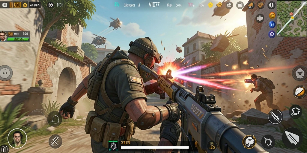 Tampilan seru gameplay seru dalam VIO77 dengan pertempuran mendebarkan.