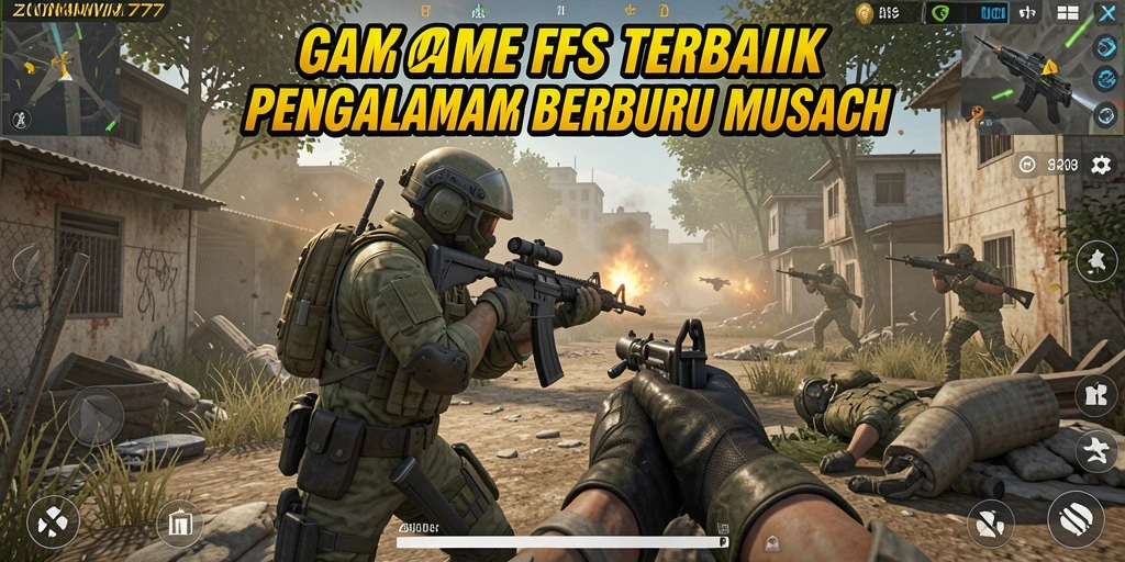 Gameplay menegangkan dalam ZONAWIN777 dengan aksi tembak-menembak seru.